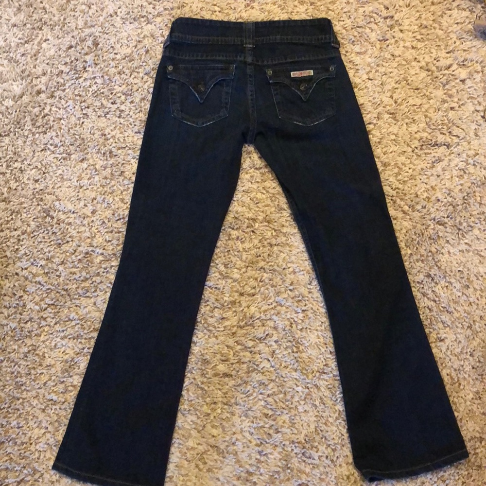 Euc boot cut jeans hemmed to 29 inches